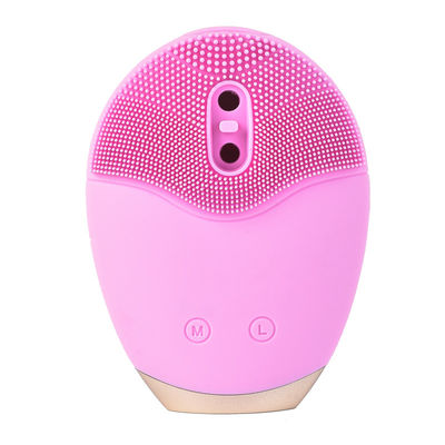 IPX6 500mAh Silicone Vibrating Face Cleanser / Kuas Cuci Wajah Otomatis
