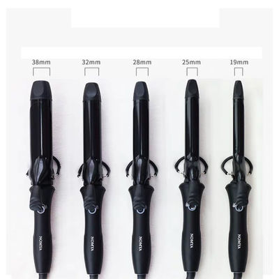 Adjustable Temp 19mm -38mm Pengeriting Rambut Listrik Untuk Rambut Pendek 1 Inch Curling Iron
