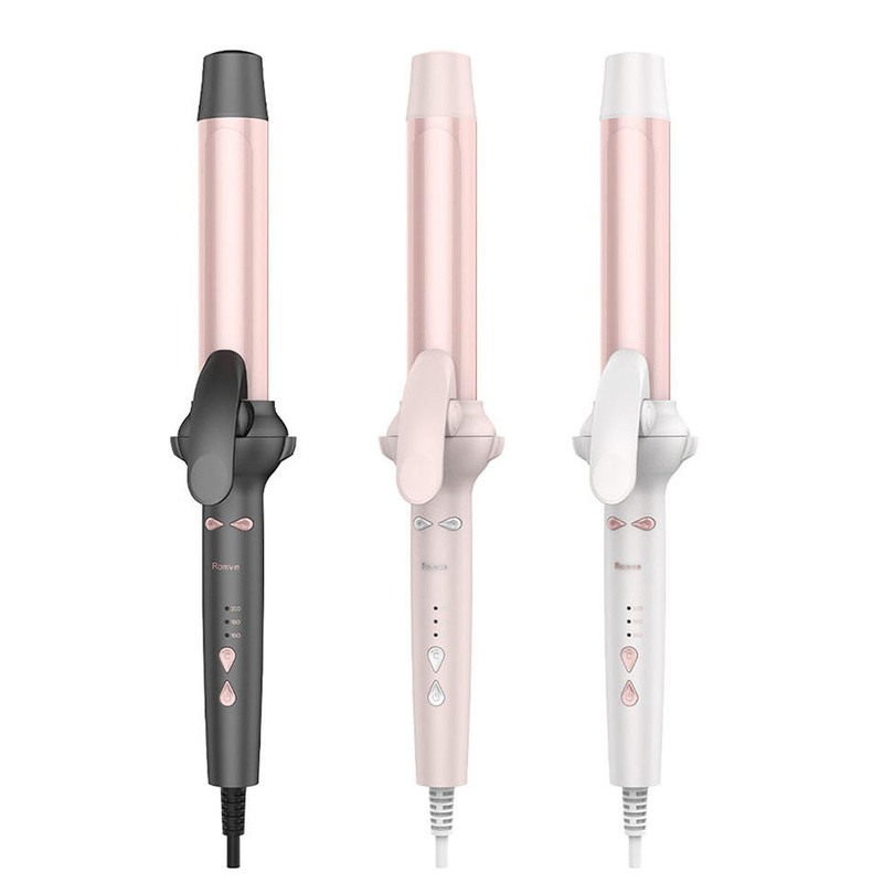 Crimper Hair Waver Otomatis Curler Rambut Dan Curling Wand Professional Series Barrel Wand Ungu Set Multi-fungsi