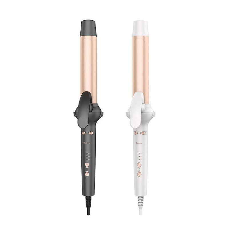 Led Screen Hair Curler Besi Otomatis Berputar Tongkat Tanshine Listrik Otomatis Keramik Dengan Tampilan Bergantian